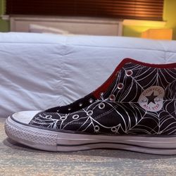 Converse Chuck Taylor High Tops – Spider Web Design