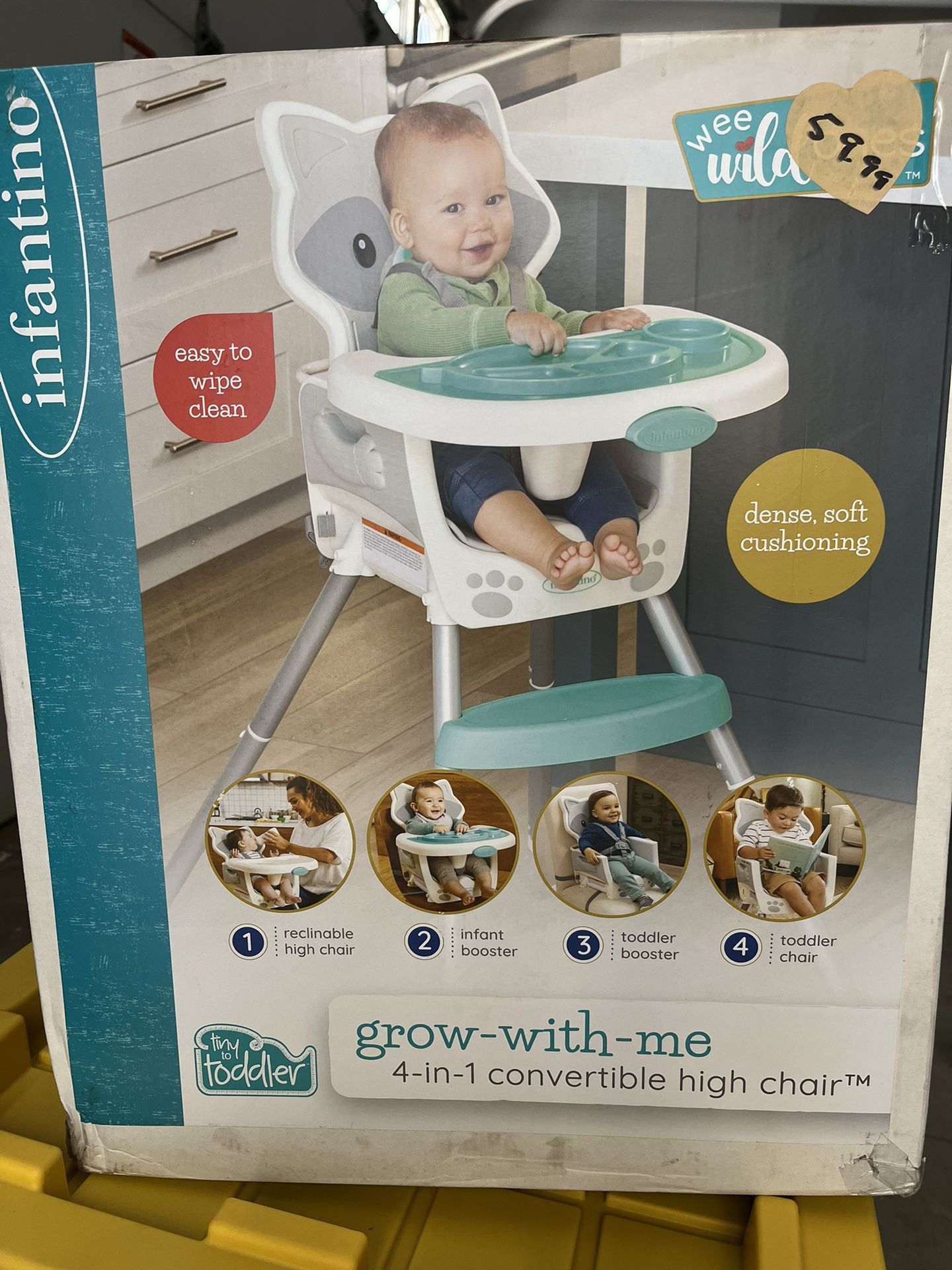 4 In 1 Grow With Me High Chair