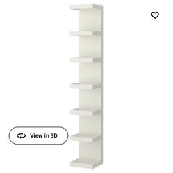 White IKEA Lack Wall Shelf Unit Bookshelf 