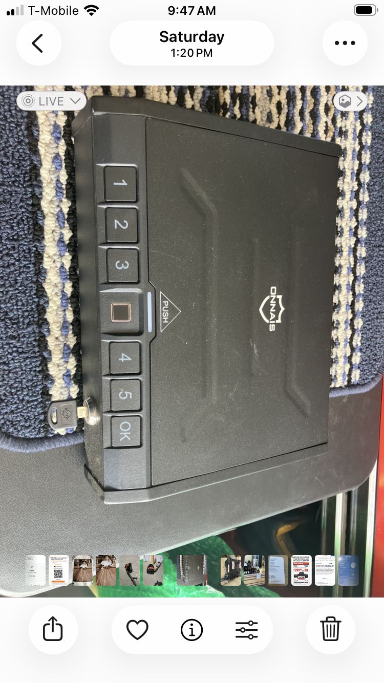 Pistol lock box