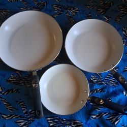 Tramontina 3 Piece Set Of Frying Pans