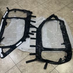 StarknightMT Cab Enclosure For RZR 1000 XP 2014-2023, Upgraded Zipper Waterproof Soft Upper Doors Side Window 2 Seater Compatible With Polaris RZR XP 