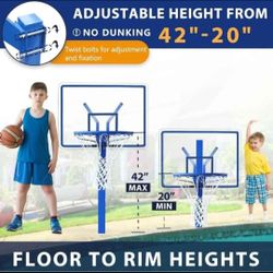 Katop In-Ground Poolside
Basketball Hoop Set, Made of Aluminum Alloy,