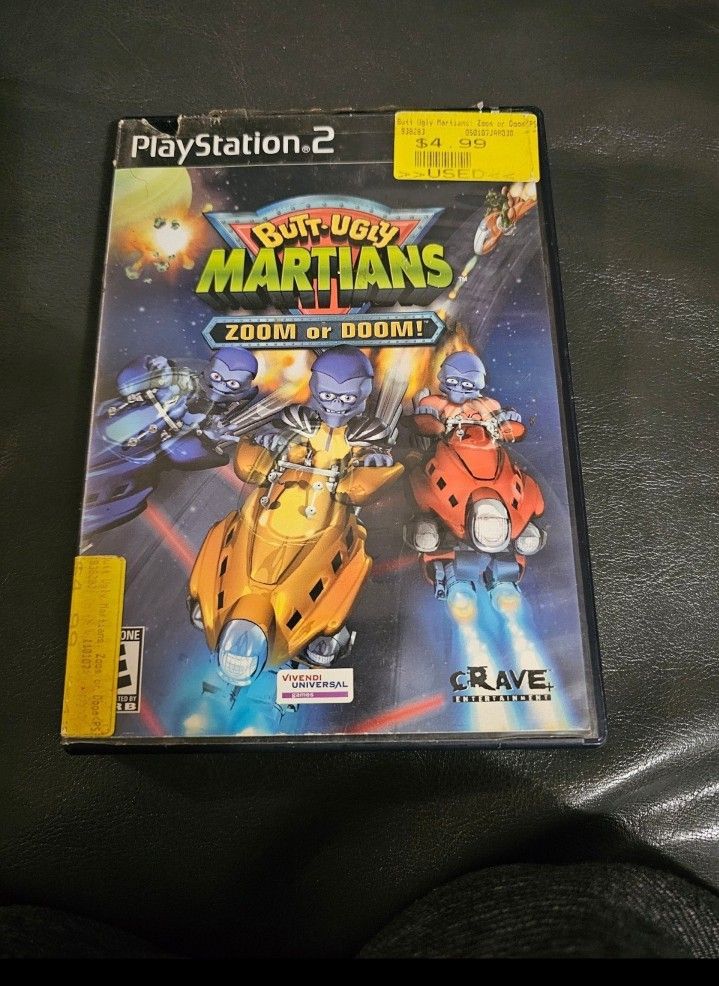 Butt-Ugly Martians Zoom or Doom! For the PlayStation 2