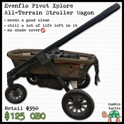 Evenflo Pivot Xplore All-Terrain Stroller Wagon * $50 * Kerens, TX