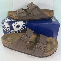 BIRKENSTOCK Women's Men's Arizona BS Classic Birko-Flor Birkibu Sandals - size 42