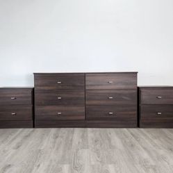 Dresser And 2 Nightstands - Cómoda Y 2 Mesitas De Noche 
