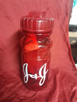 New Johnson & Johnson Water Bottle & Towel