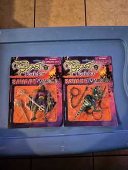Vintage BEAST RAIDER Warriors Of The Savage, Both For $42