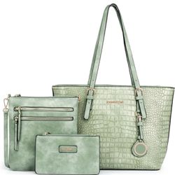 Women Handbag Set Tote Bag Large & Medium Shoulder Purse Set