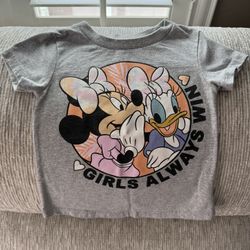 Disney Minnie & Daisy Toddler Shirt Size XXS 2/3
