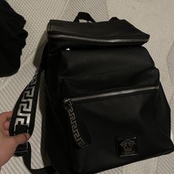*NEW* Versace black backpack