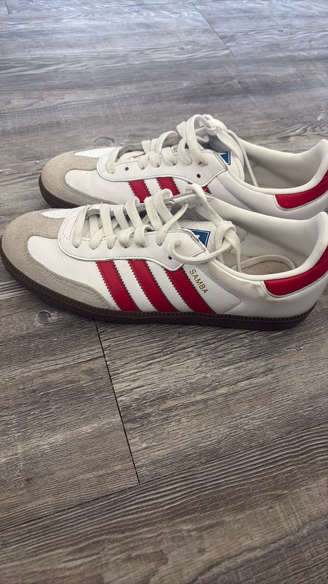 Adidas Samba Red & White