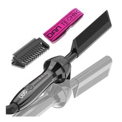 Hot Comb Straightener 500℉ Dual Voltage Electric 60 Min Auto Shut Off (Black)
