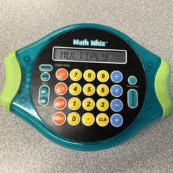 Math Whiz - Electronic Math Games, Addition, Subtraction, Division, and Multiplication Game, Handheld Games for Kids, Interactive STEM Learning Tools 