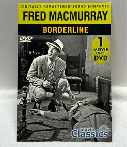 Borderline DVD 1950 Fred MacMurray Movie Classics Film Noir Crime Drama