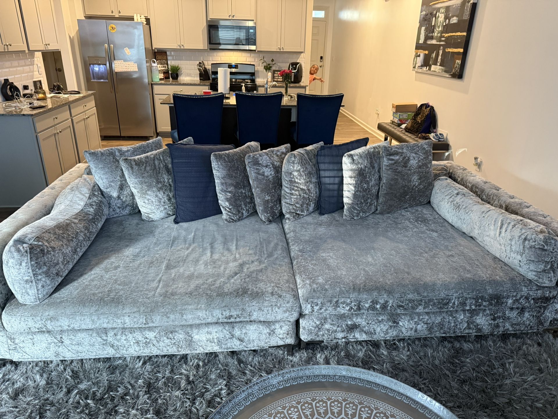 Extra large sofa set