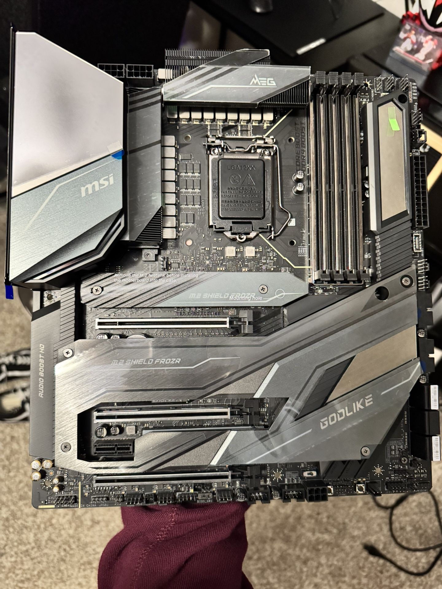 MSI Meg Z490 Godlike E-ATX Motherboard, LGA 1200, Intel