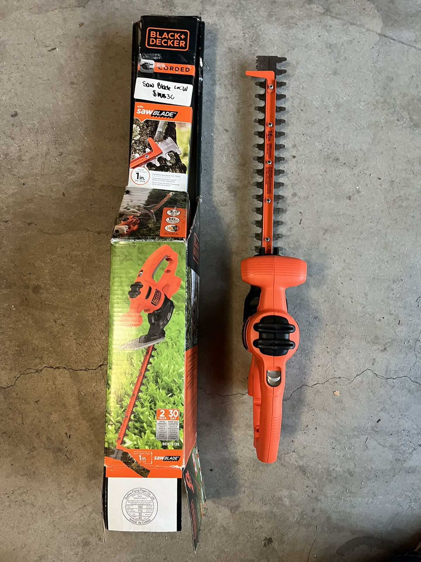 Hedge Trimmer Black Decker for Sale in Alta Loma, CA - OfferUp