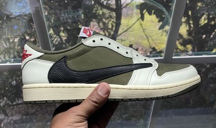 Brand New Air Jordan 1 Travis Scott Medium Olive