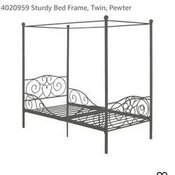Twin Canopy Bed Frame