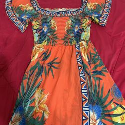 Juniors Tropical Dress 
