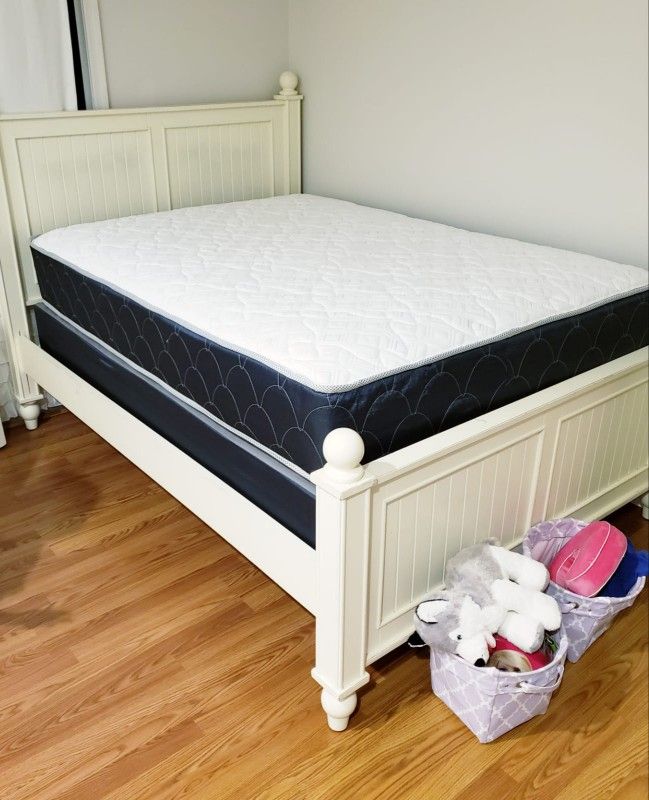 NEW FULL MATTRESS. Bed frame is not available. Take it home the same day ๐