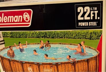 BRAND NEW 22’x52” COLEMAN SWIMMING POOL