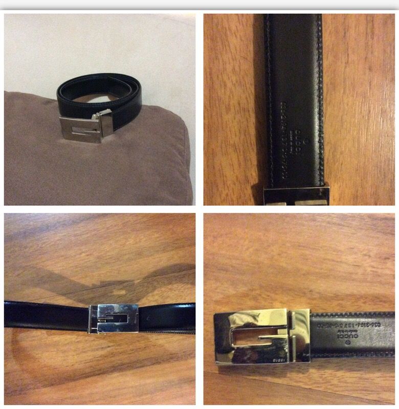 Reversible size 33 Brown/Black Gucci Belt