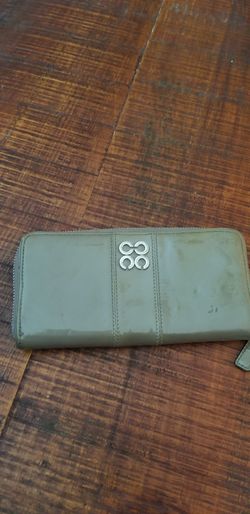 Coach gray wallet