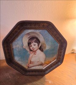 Vintage Octagonal Portrait Tin - Master Hare & The Age of Innocence