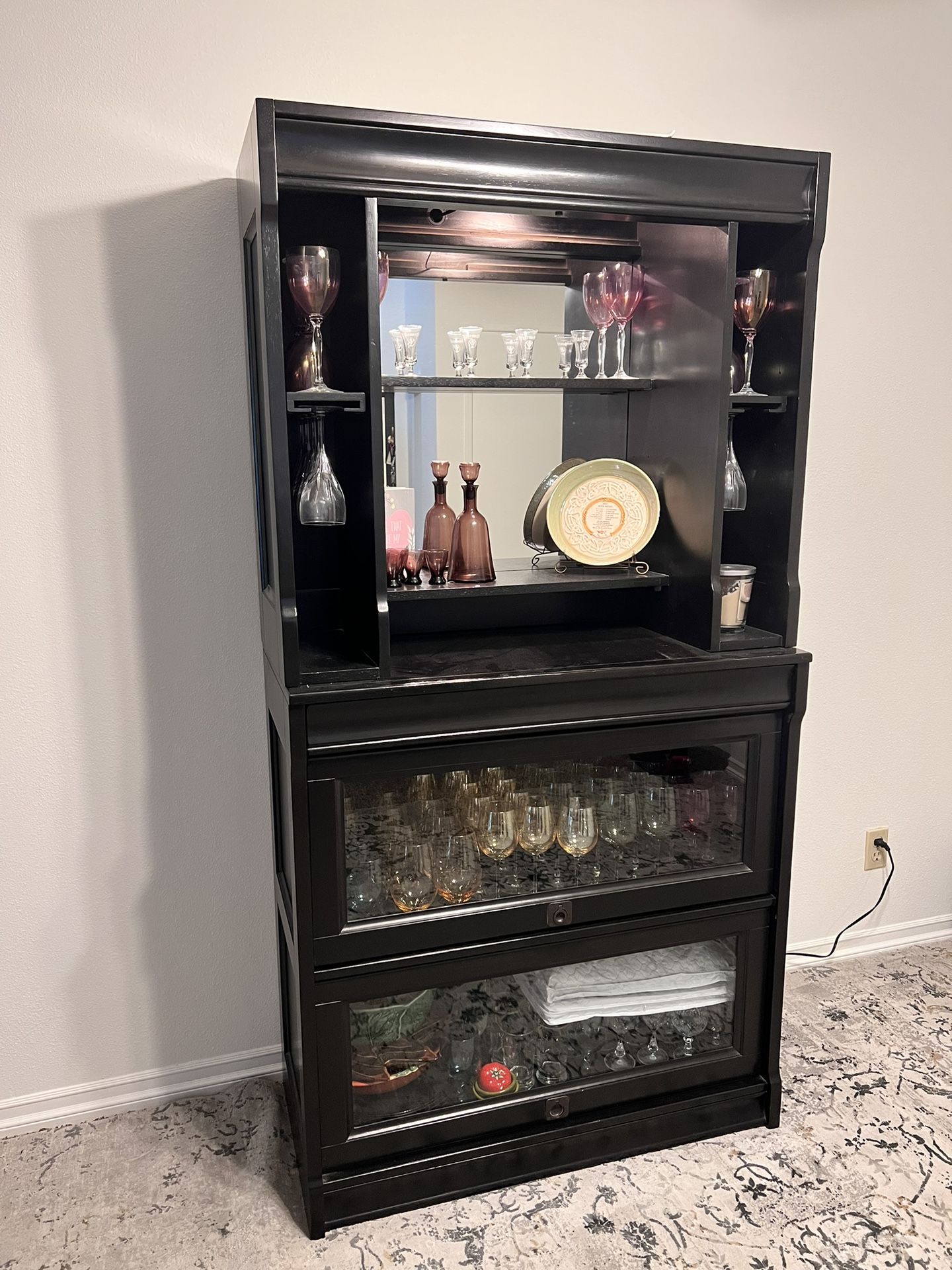 Pottery Barn Hutch - Wine/Bar Cabinet