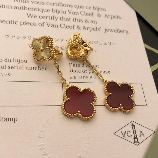 Van Cleef & Arpels four-leaf clover earrings