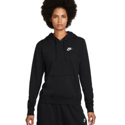 NWT Women’s Nike Sportswear Club Fleece Hoodie Black Medium MSRP $65