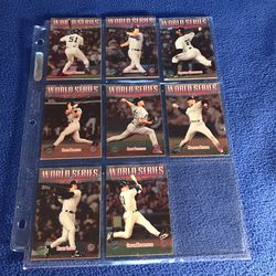 World Series Baseball Cards 1998 Yankees 