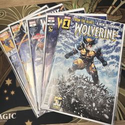 Marvel comic lot wolverine deadpool