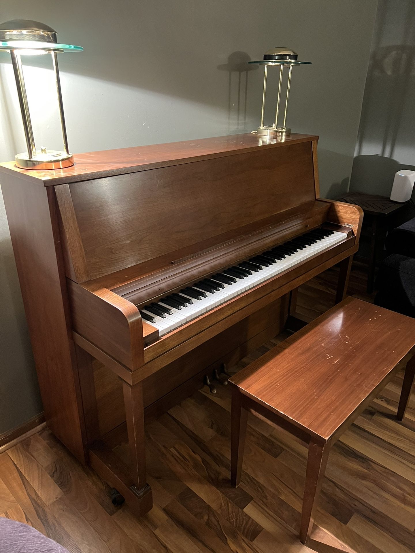 Walnut Piano