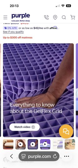 Purple Flex Twin Bed