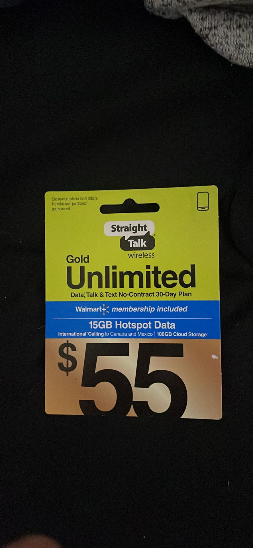 Straight Talk Gold Unlimited $55
