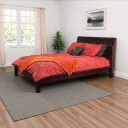 Cutout Platform Bed in Espresso - Fullsize (New In Box)
