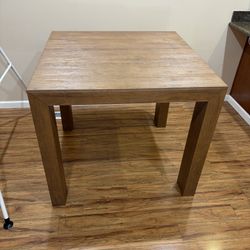 Modern Solid Wood Counter Height Dining Table – Brand New