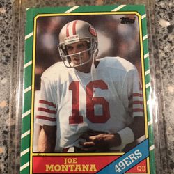 1986 Topps Joe Montana #156