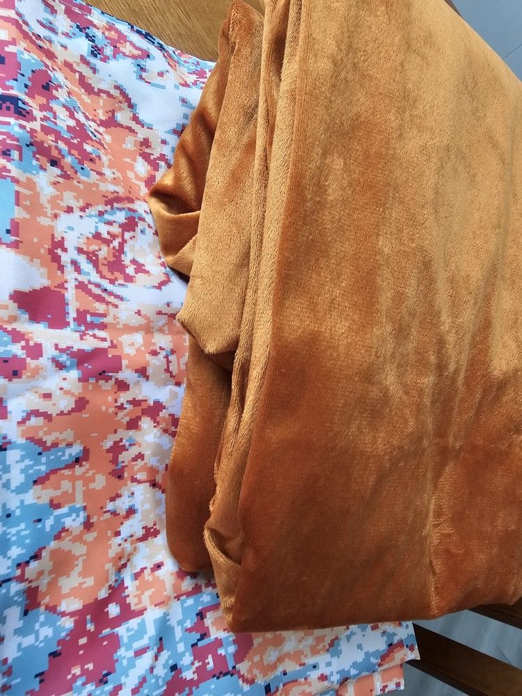 Orange Romm Darkening Curtains