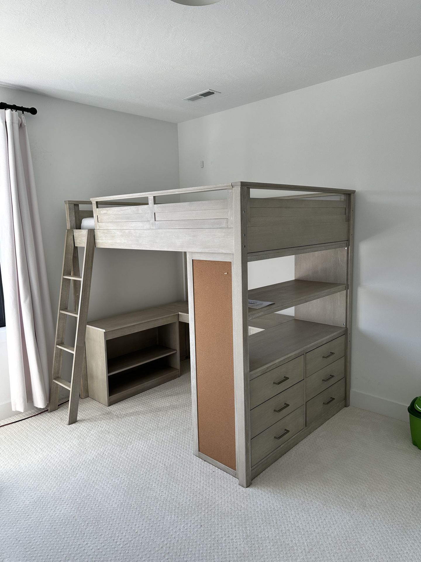 Sleep Study Dresser Loft Full - Dresser/Bookcase