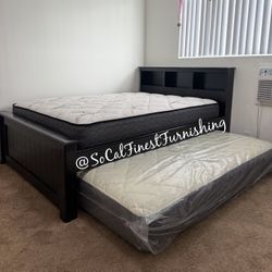Full Bed With Pullout Mattress 