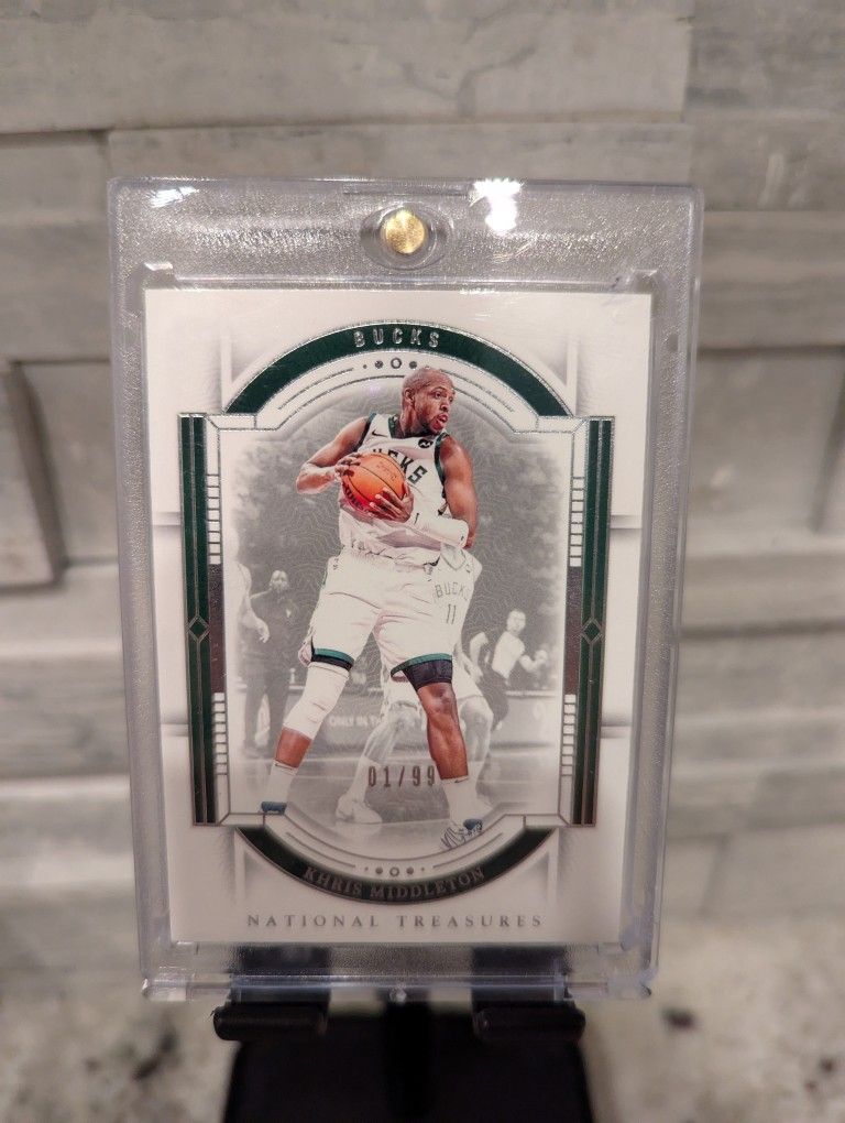 2023-24 Panini National Treasures 1/99 Khris Middleton #74