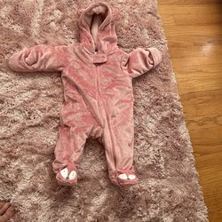 Pink Cozy Baby Onesie