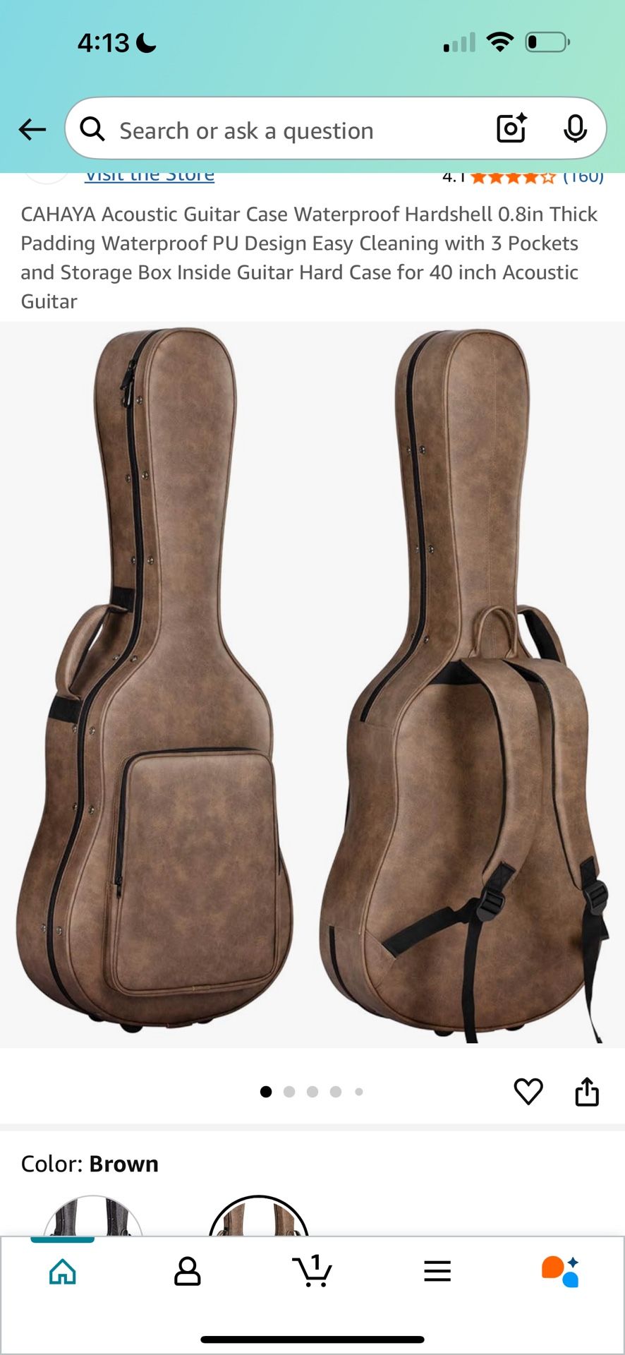 Acoustic Guitar Backpack case