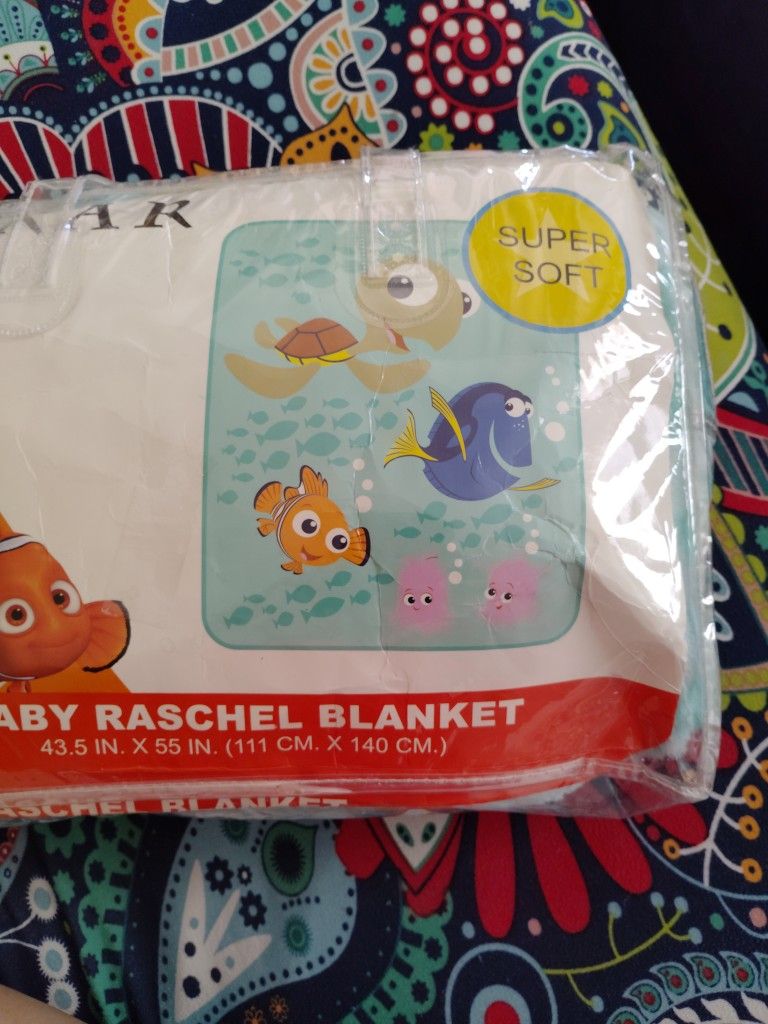 Brand New Baby Blanket Finding Nemo