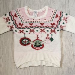 Xmas Star Wars Sweater 12 Month